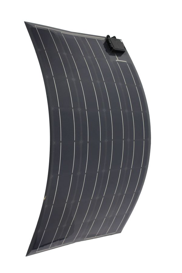Flexibles Solarmodul 90Wp Solarmodul flexibel schwarz