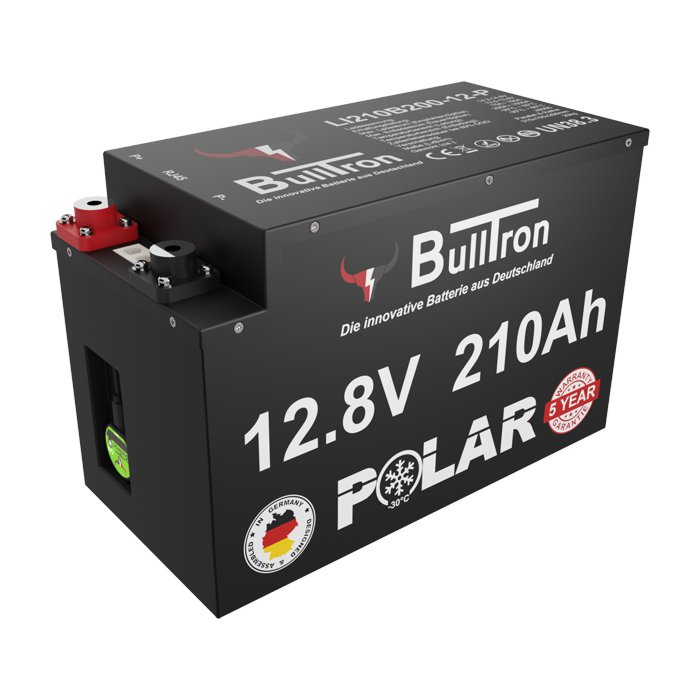 210Ah POLAR | BullTron 12V LiFePO4 | BMS + Bluetooth + Heizung