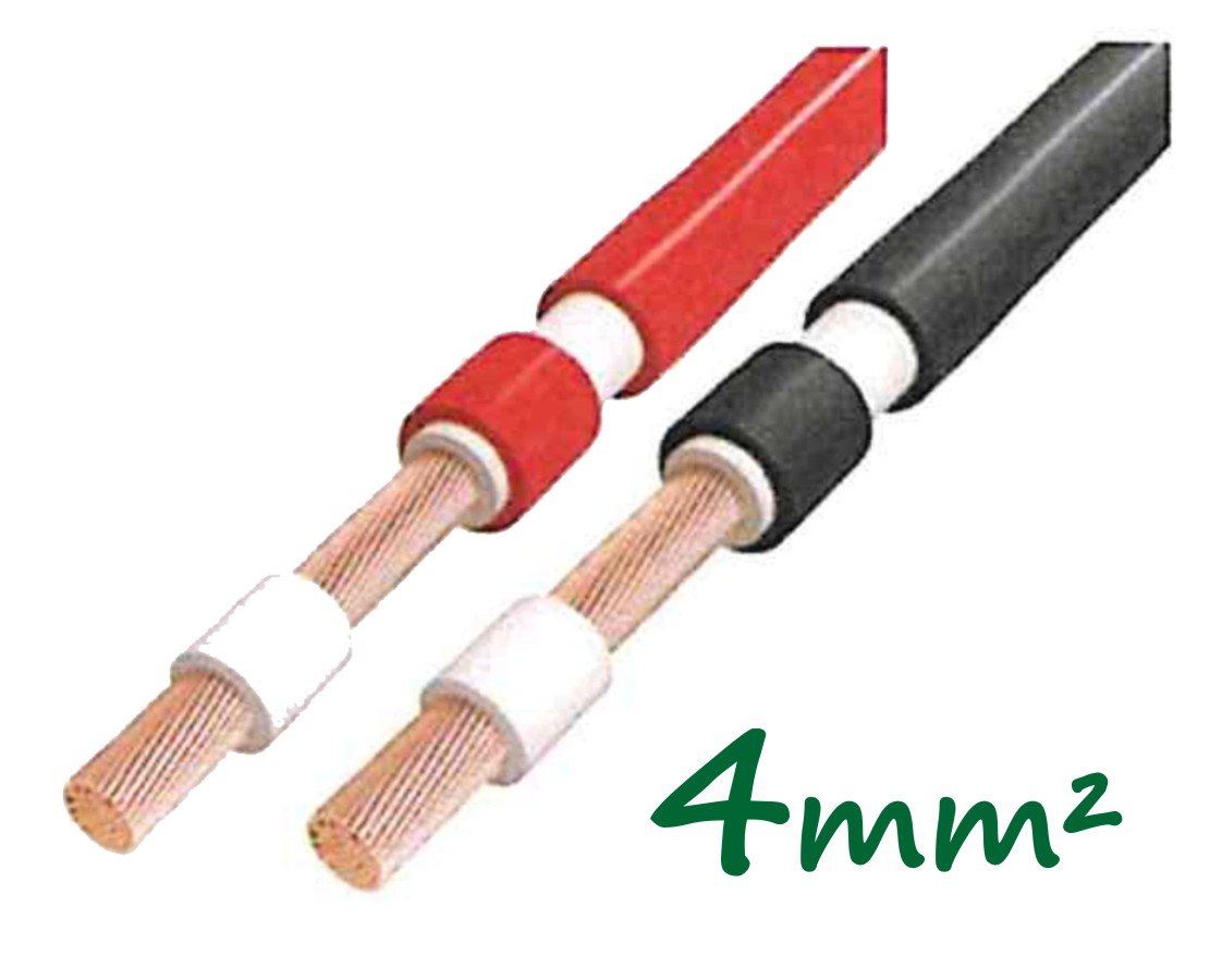Solarkabel 4mm² einadriges PV-Kabel Meterware Solarkabel 4mm² einadriges PV-Kabel Meterware