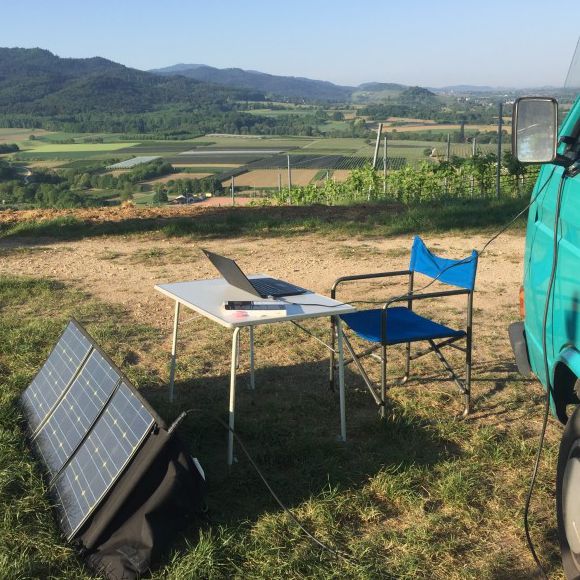 Solartasche als mobile Solaranlage für den Camper