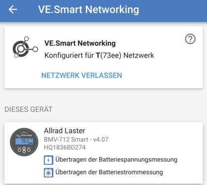 Victron Smart Network App