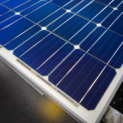 Solarmodule verlöten