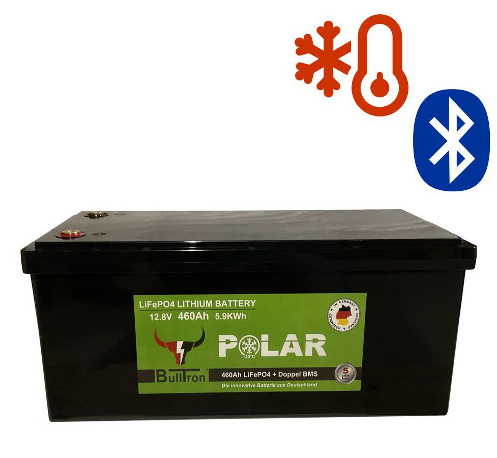 460Ah POLAR | 12V BullTron LiFePO4, BMS + Bluetooth + Heizung 460Ah POLAR | 12V BullTron LiFePO4, BMS + Bluetooth + Heizung