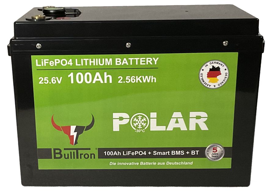 24V 100Ah BullTron POLAR | LiFePO4 | BMS + Bluetooth