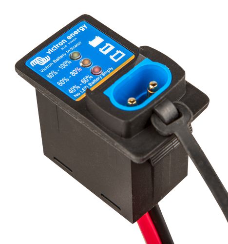 Batterieanzeige Paneel Anzeige mit Ladekabel für Batterieladegerät