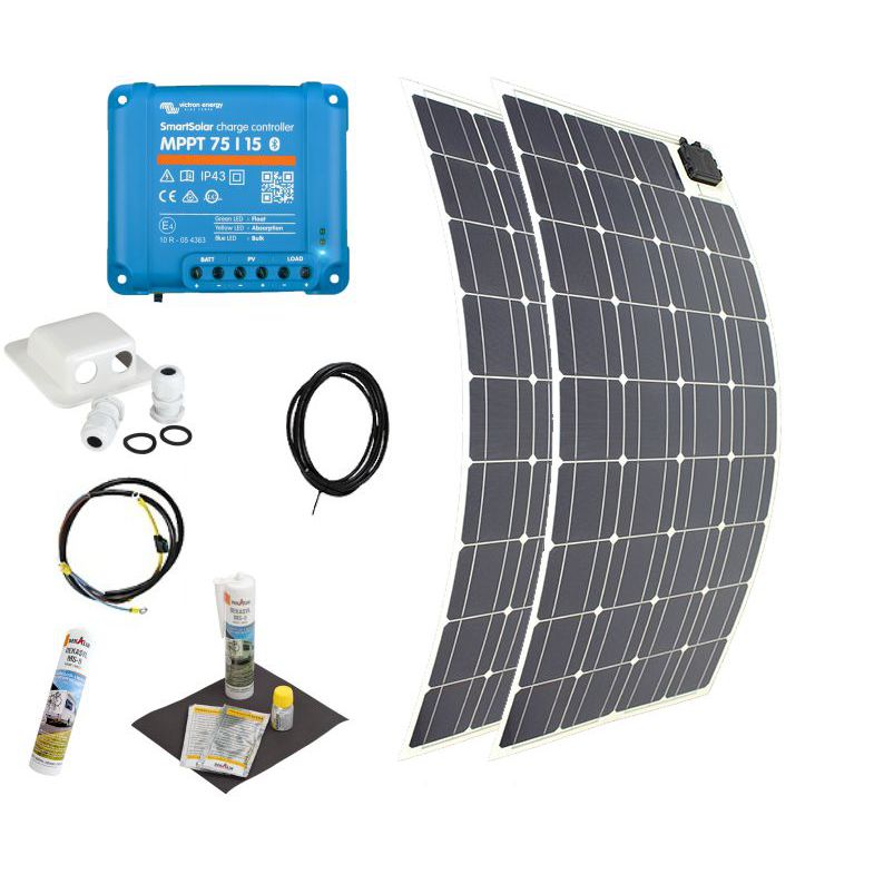 FLEX Set: 110Wp - 440Wp Wohnmobil-Solaranlage