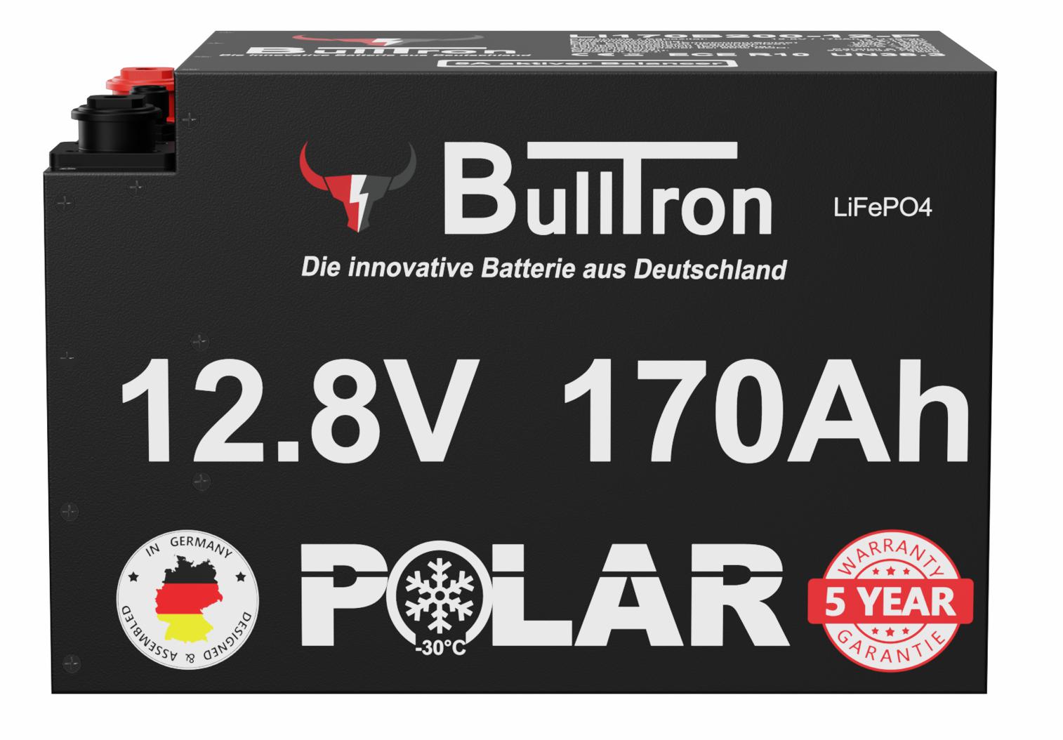 Bulltron 170Ah Lithiumbatterie mit Heizung