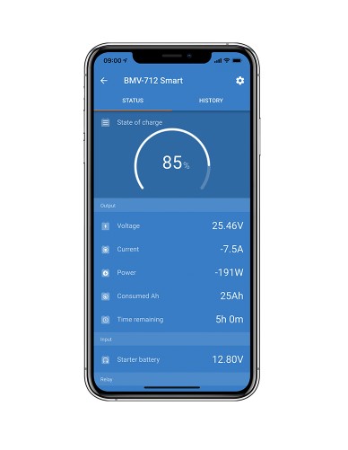 Batteriecomputer BMV712 App Victron Connect