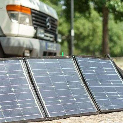 12V Solartasche für Camping und Wohnwagen