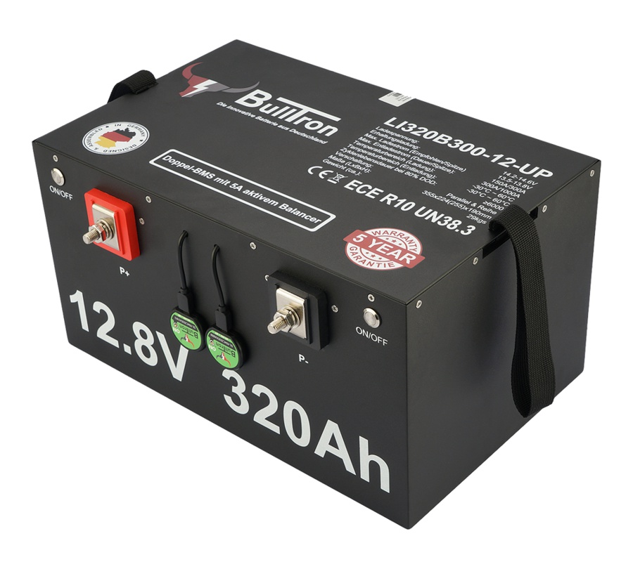 320Ah POLAR BullTron | 12V LiFePO4 | BMS + Bluetooth +  Heizung