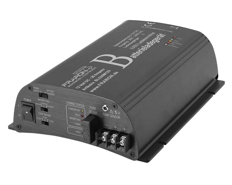 Fraron 12V / 20A - IUoU Automatikladegerät BLG20M12V Ladegerät 20A