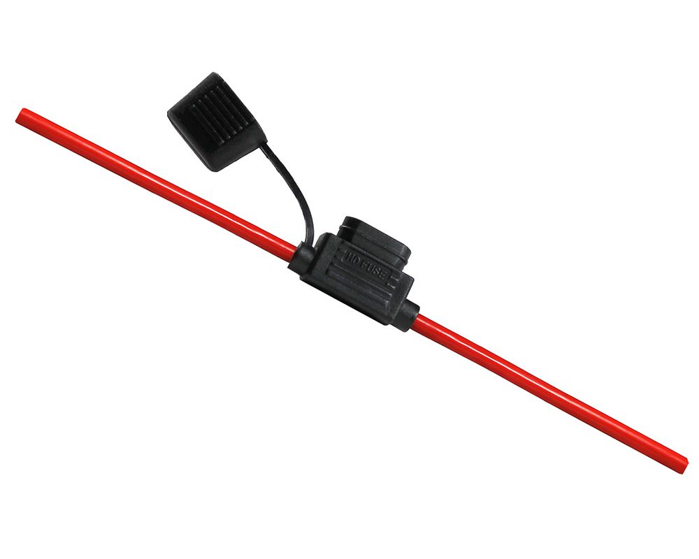 1 Sicherungshalter für Sicherungen 20cm Kabel Flachstecksicherung Pkw 12V 