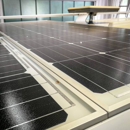 Hochleistungs Solarmodul für Wohnmobil