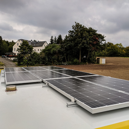 Wohnmobil Komplettset Max mit 8 Solarmodulen