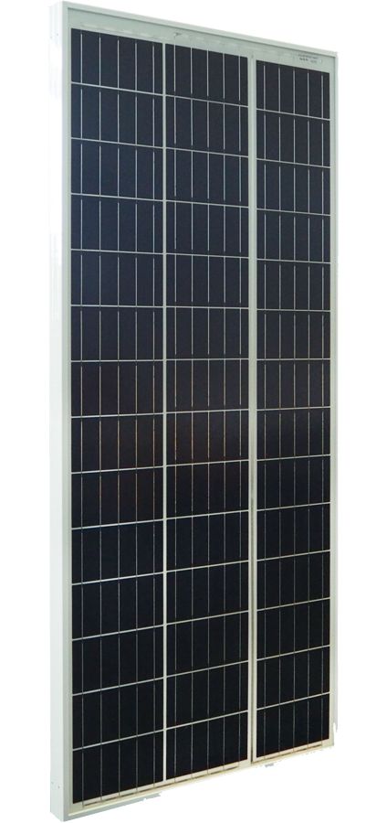 120Wp Solarmodul von Solarswiss, Rahmenfarbe weiß