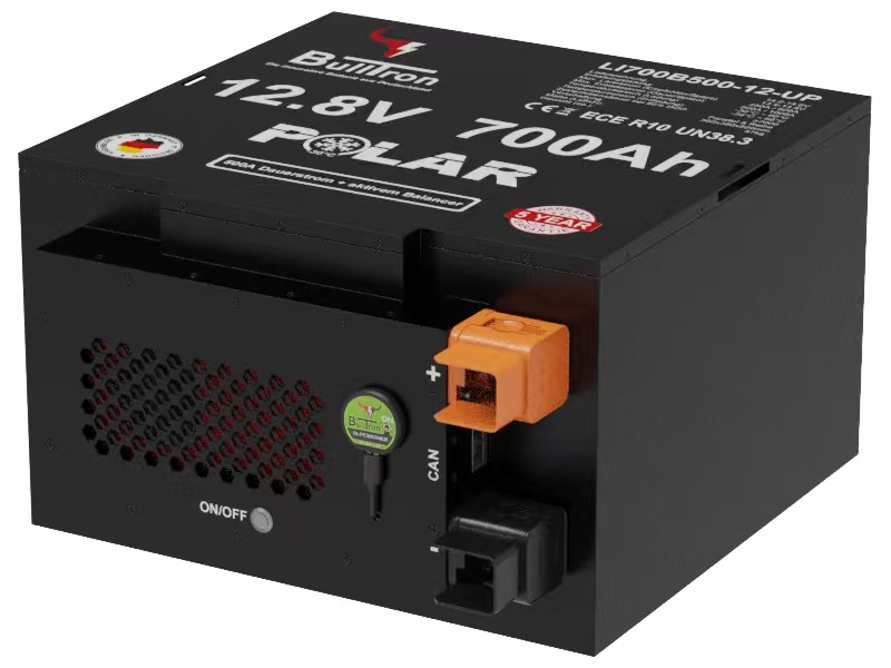 700Ah POLAR | 12V BullTron LiFePO4, BMS + Bluetooth + Heizung