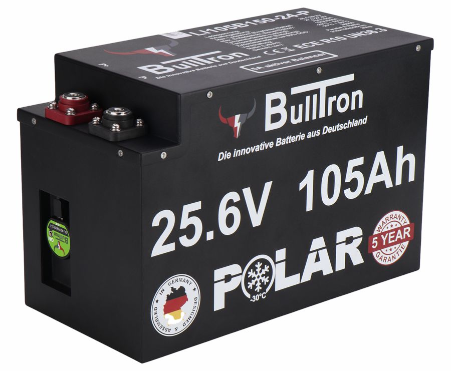 24V 105Ah BullTron POLAR | LiFePO4 | BMS + Bluetooth