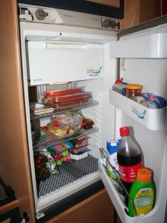 Gaskühlschrank im Wohnmobil