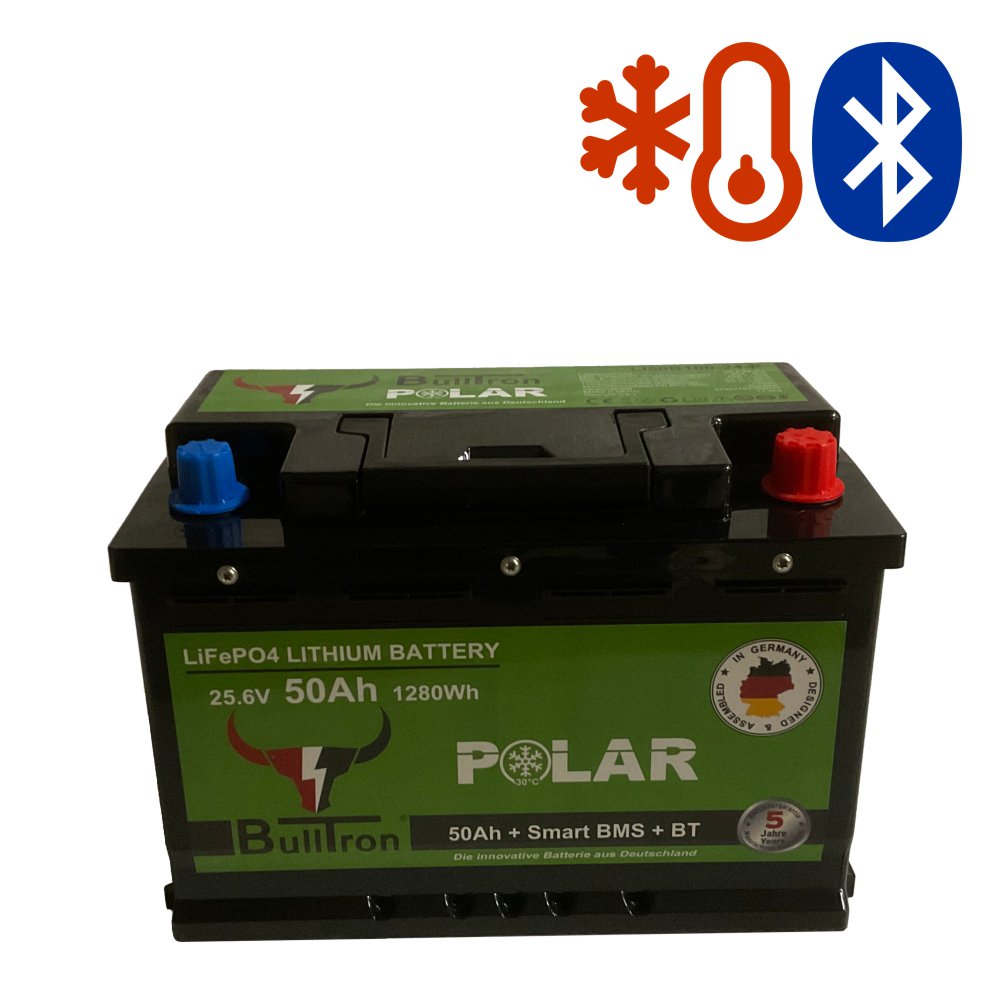 BullTron 24V 50Ah LIFEPO4 als POLAR