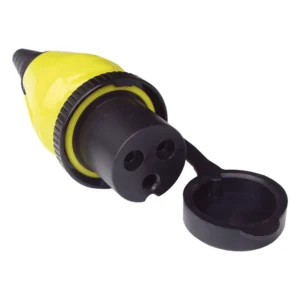 Victron Shore Power Marinco-Stecker 16A gelb/schwarz für Anschluss an die Power Inlet