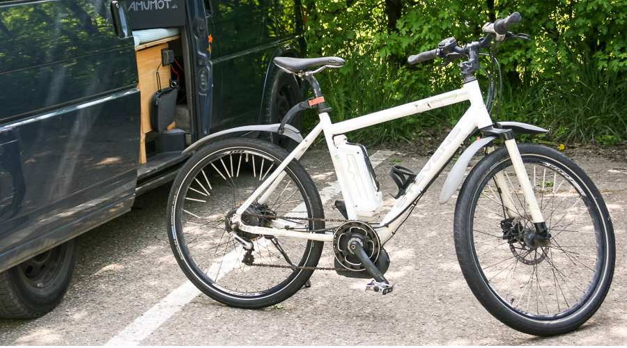 E-Bike Akku im Wohnmobil laden