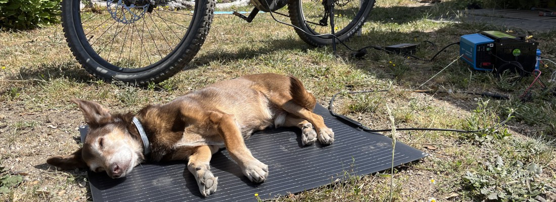 E-Bike mit Solar im Wohnmobil laden